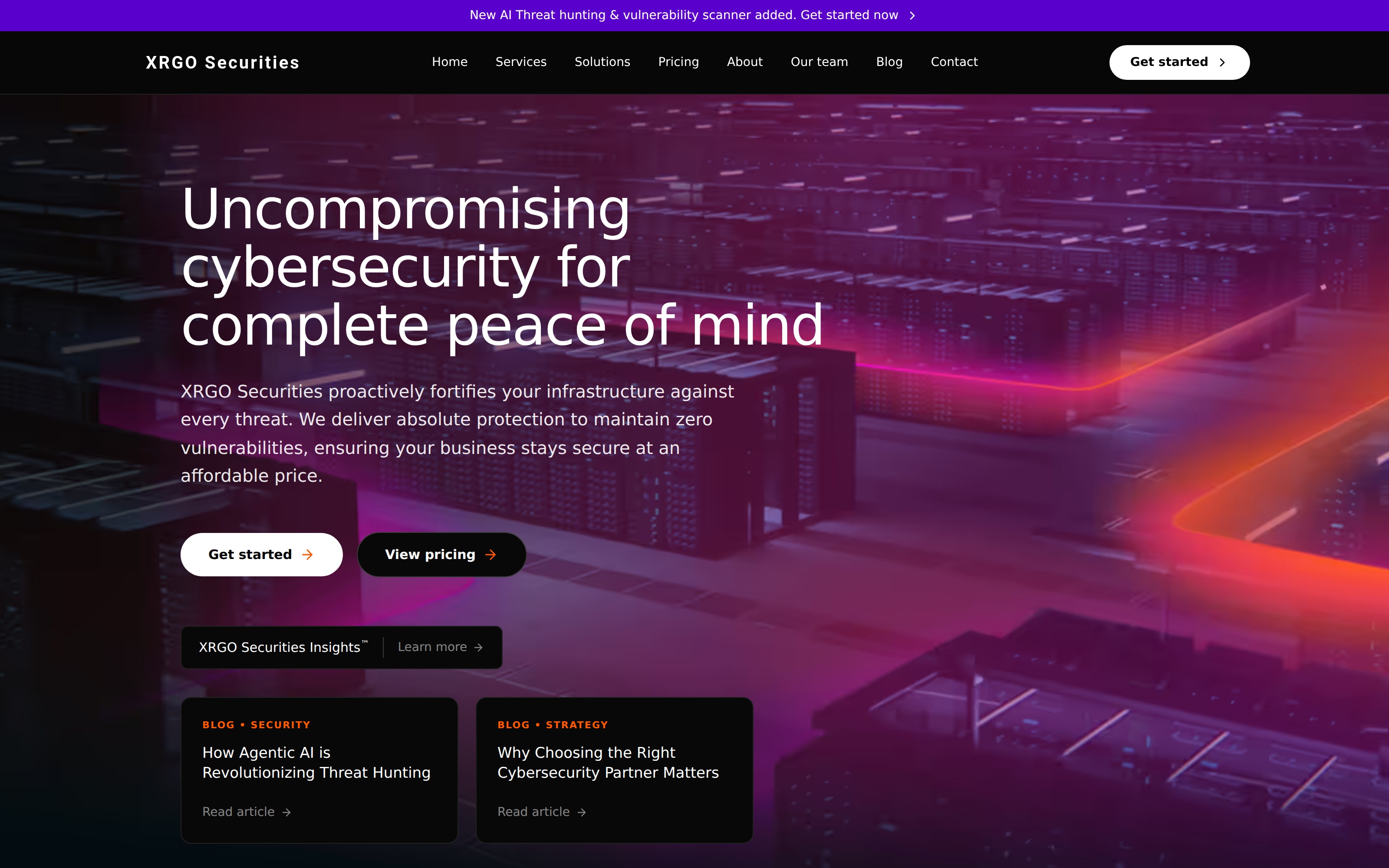 XRGO Securities Operations